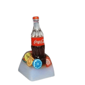 tapones artesanales coca cola cóctel blanco con fruta